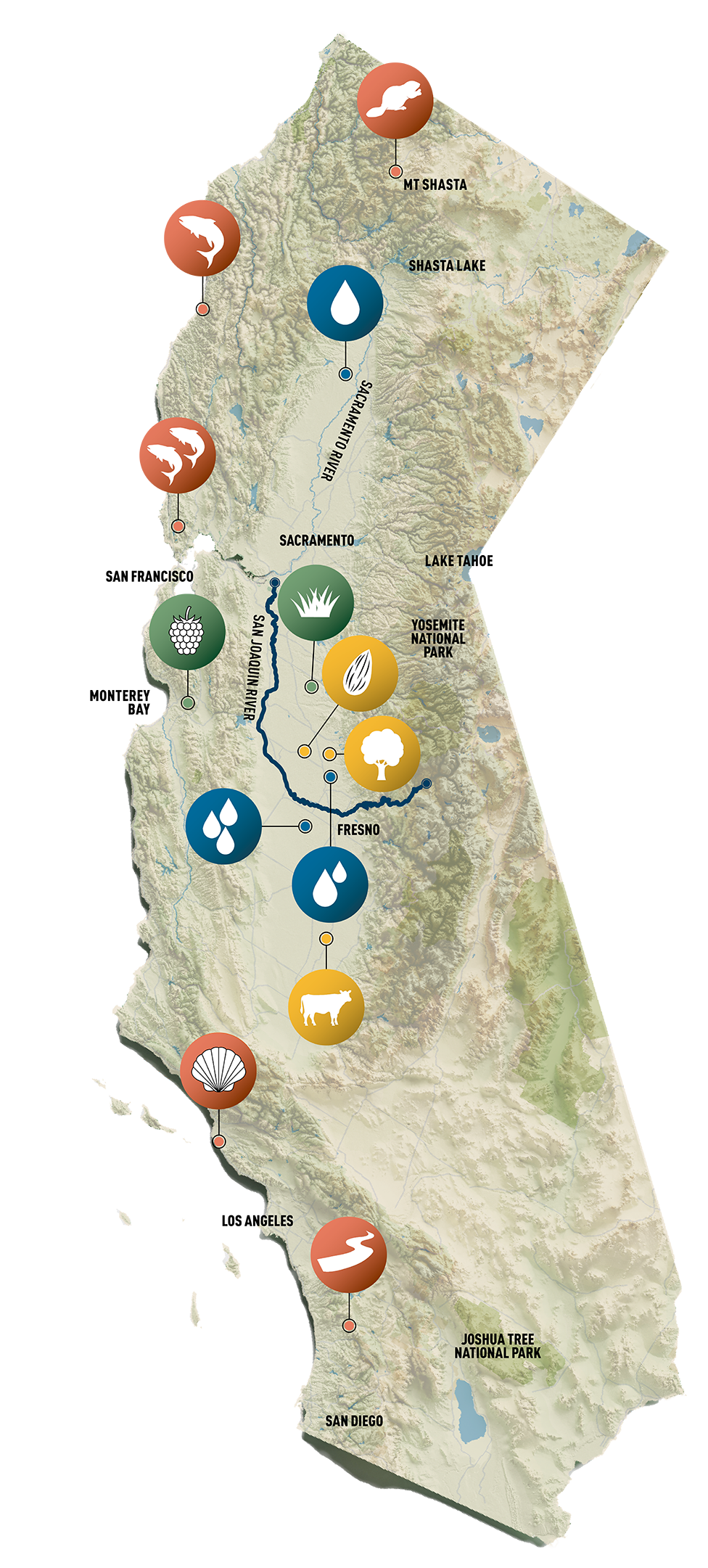 Map of California