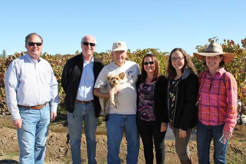 Photo of Costa Vineyard recharge workshop folks