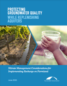 This nitrate management brief is a summary of the nitrate-specific findings from the research paper and is intended for growers, water planners, and communities.